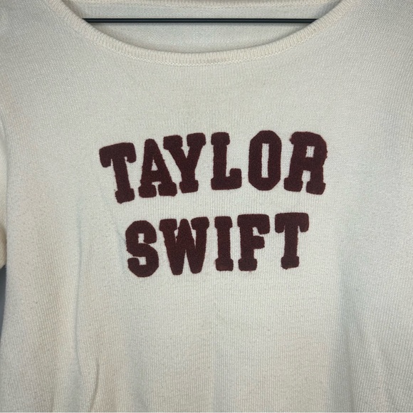 Taylor Swift Official Merchandise Red Era Varsity Sweater, Size XS - Picture 3 of 9